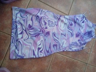Vestido Shein Talla S Estampado Lila