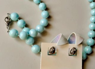 Conjunto Vintage Collares y Pendientes