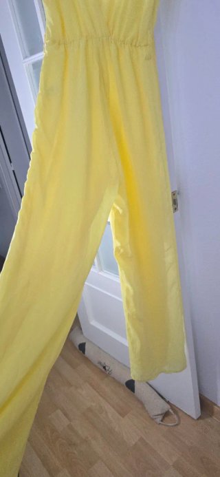 Mono largo amarillo talla L