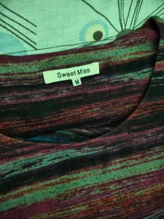 Vestido Sweet Miss rayas M