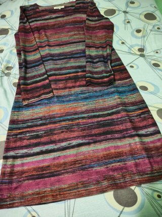 Vestido Sweet Miss rayas M