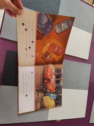 Libro infantil de Cars disney