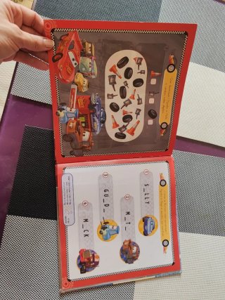 Libro infantil de Cars disney
