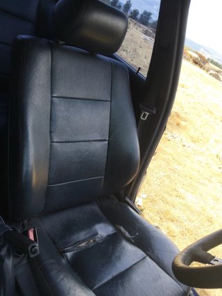 Asientos azules cuero BMW E34