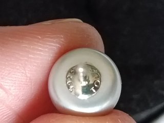 HOY PENDIENTES TOUS PLATA  PERLA GRIS ORIGINALES