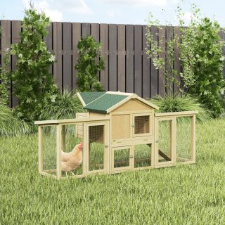 Gallinero Grande Madera Exterior 204x85x93