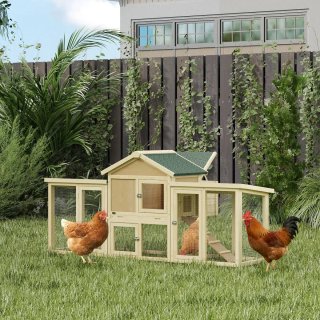 Gallinero Grande Madera Exterior 204x85x93