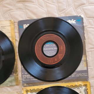 Lote 5 Vinilos 7" 45RPM Rock 70s