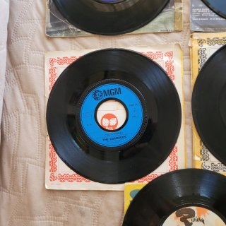 Lote 5 Vinilos 7" 45RPM Rock 70s