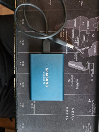 Samsung T5 SSD 500GB Portátil Azul