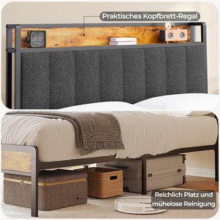 Cama 120x200 cm con Almacenaje