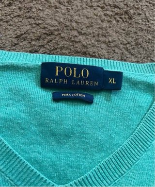 Jersey Polo Ralph Lauren Verde Talla M