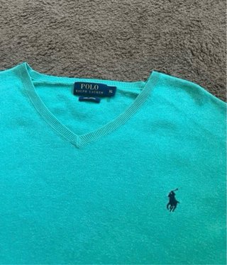 Jersey Polo Ralph Lauren Verde Talla M