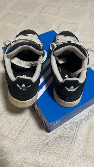 Zapatillas Adidas Campus Negras y Blancas
