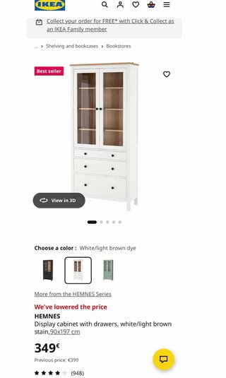 Mueble de Almacenamiento Ikea Blanco y Madera