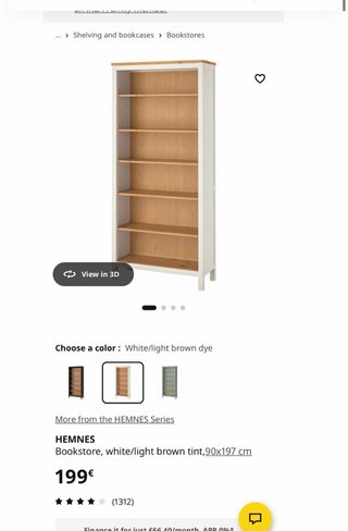 Mueble de Almacenamiento Ikea Blanco y Madera