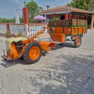 Pasquali Motocultor 21cv con Remolque