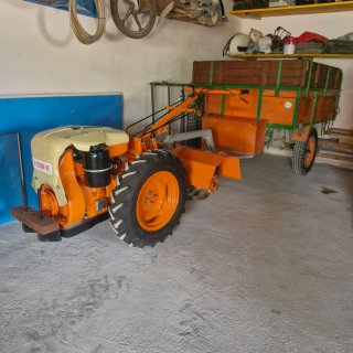 Pasquali Motocultor 21cv con Remolque