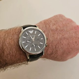 Reloj Emporio Armani Hombre Negro/Plata