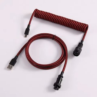 Cable espiral premium para teclado mecánico