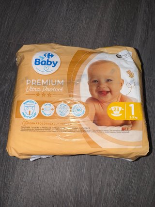Pañales Carrefour Baby Talla 1 (2-5kg)