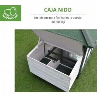Gallinero Madera Exterior Jaula Gallinas