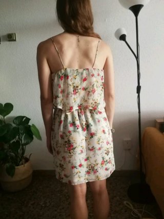 Vestido floral Mango Talla S