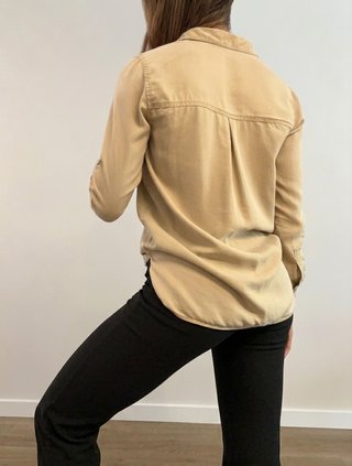 Camisa Mango Beige Talla XS