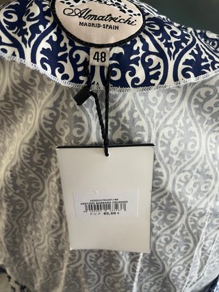 Vestido tipo bata estampado