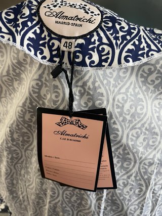 Vestido tipo bata estampado