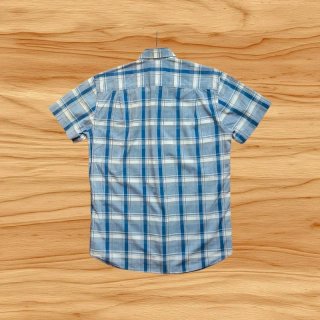 Camisa Lacoste Vintage Cuadros Azul Talla S/M (38)