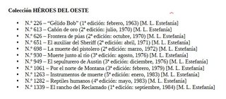 Lote 11 novelas del Oeste / Western
