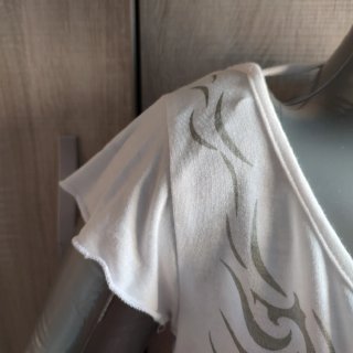 Camiseta étnica blanca Talla L