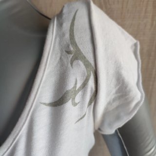 Camiseta étnica blanca Talla L