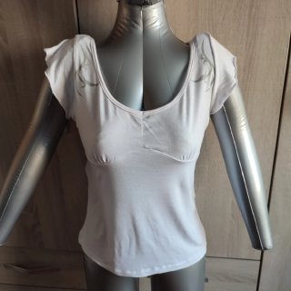 Camiseta étnica blanca Talla L