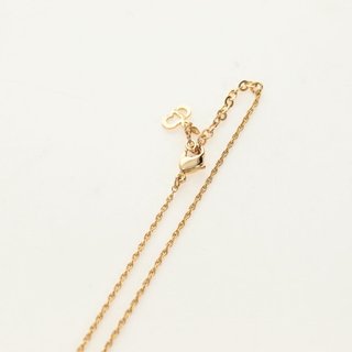 Christian Dior DIOR Logo Rhinestone Necklace