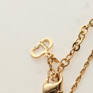 Christian Dior DIOR Logo Rhinestone Necklace