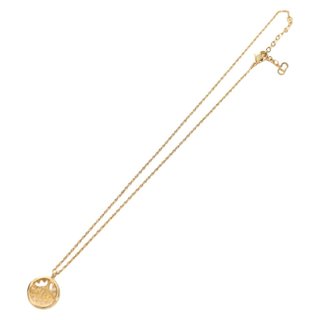 Christian Dior DIOR Logo Rhinestone Necklace