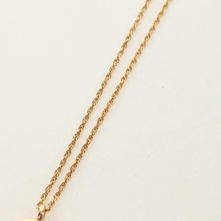 Christian Dior DIOR Logo Rhinestone Necklace