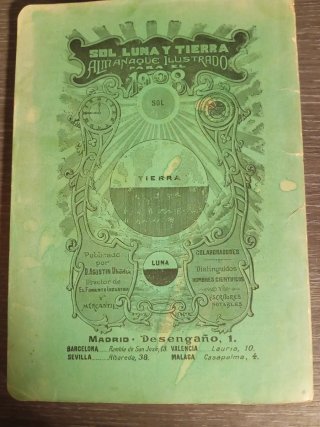 Almanaque Sol, Luna y Tierra 1908
