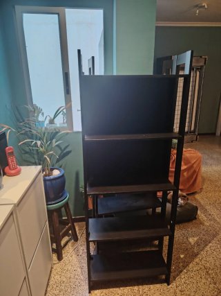 Estanterías de IKEA Negra como nuevas