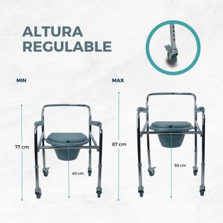 Silla WC Mobiclinic Plegable Inodoro Portátil