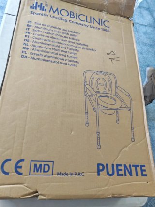 Silla WC Mobiclinic Plegable Inodoro Portátil