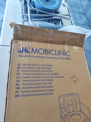 Silla WC Mobiclinic Plegable Inodoro Portátil