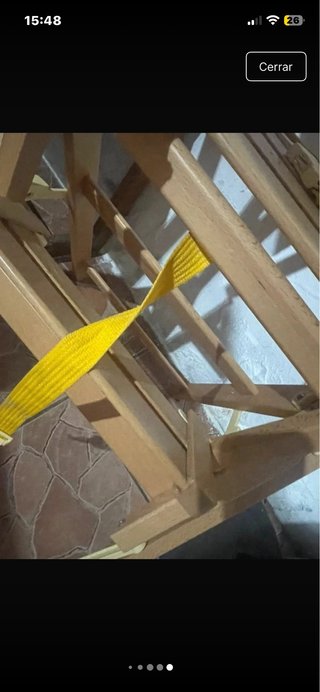 Trona de madera para bebé FOPAPEDRETTI plegable