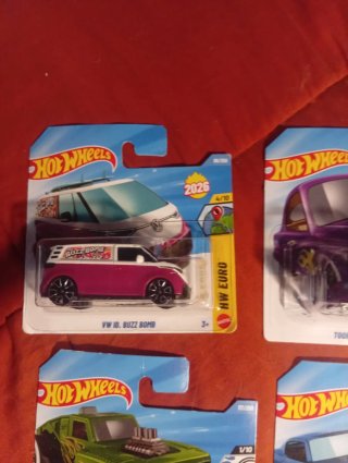 Lote 4 coches Hot Wheels: VW ID. Buzz Bomb, Tooned