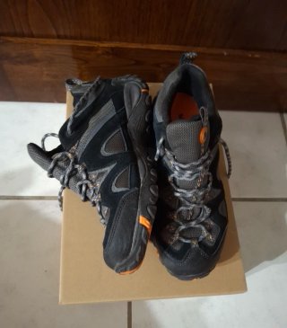 Scarpe Trekking Merrell Uomo Nero Grigio