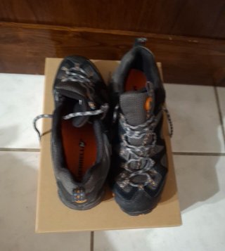 Scarpe Trekking Merrell Uomo Nero Grigio