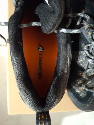 Scarpe Trekking Merrell Uomo Nero Grigio