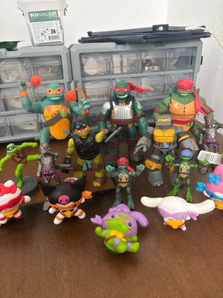 Lote di figure Tartarughe Ninja